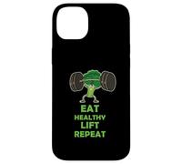 Funny Keto Powerlifting Broccoli - Eat Healthy Lift Repeat Custodia per iPhone 14 Plus
