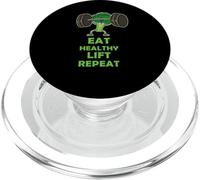 Funny Keto Powerlifting Broccoli - Eat Healthy Lift Repeat PopSockets PopGrip per MagSafe