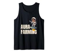 Funny Kid Aura Farming Astronauta - Divertente meme indonesiano Canotta