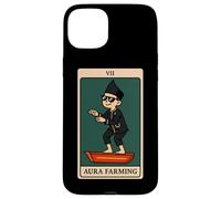 Funny Kid Aura Farming Tarocchi Card - Boat Race Dancing Meme Custodia per iPhone 15 Plus