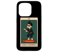 Funny Kid Aura Farming Tarocchi Card - Boat Race Dancing Meme Custodia per iPhone 15 Pro
