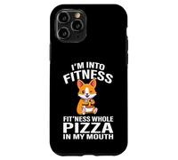 Funny Kids Boys Fitness Pizza Pembroke Welsh Corgi Dog Lover Custodia per iPhone 11 Pro