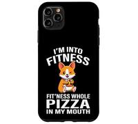 Funny Kids Boys Fitness Pizza Pembroke Welsh Corgi Dog Lover Custodia per iPhone 11 Pro Max