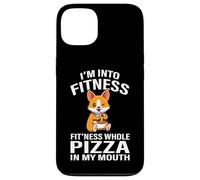 Funny Kids Boys Fitness Pizza Pembroke Welsh Corgi Dog Lover Custodia per iPhone 13