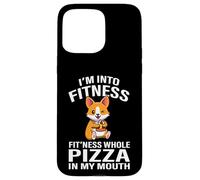 Funny Kids Boys Fitness Pizza Pembroke Welsh Corgi Dog Lover Custodia per iPhone 15 Pro Max