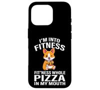 Funny Kids Boys Fitness Pizza Pembroke Welsh Corgi Dog Lover Custodia per iPhone 16 Pro