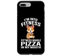 Funny Kids Boys Fitness Pizza Pembroke Welsh Corgi Dog Lover Custodia per iPhone 7 Plus/8 Plus