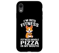 Funny Kids Boys Fitness Pizza Pembroke Welsh Corgi Dog Lover Custodia per iPhone XR