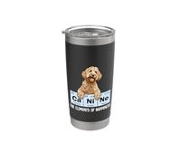 Funny Kids Canine Elements of Happiness Goldendoodle Lover Bicchiere termico in acciaio inox doppia parete