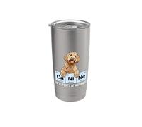 Funny Kids Canine Elements of Happiness Goldendoodle Lover Bicchiere termico in acciaio inox doppia parete