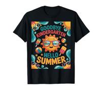 Funny Kindergarten School’s out for Summer Beach for Kids Maglietta
