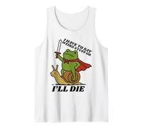 Funny Knight I Have to Say Weird Stuff Or I'll Die Frog Canotta