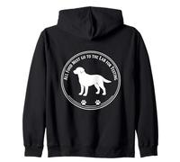 Funny Labrador Retriever Black Lab Fetch Dog Pet Lover Felpa con Cappuccio
