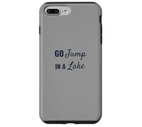 Funny Lake Life Bold Script Navy Font Design Custodia per iPhone 7 Plus/8 Plus
