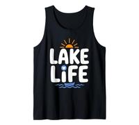 Funny Lake Lover Summer Vacation Quote Lake Life Canotta