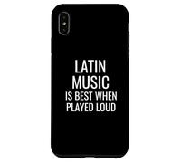 Funny Latin Music Quote Salsa Samba Cumbia Rumba Tango Dance Custodia per iPhone XS Max