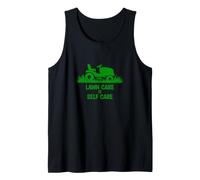 Funny Lawn Care is Self Care Lawnmower Humor Canotta