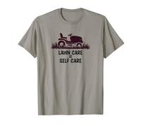 Funny Lawn Care is Self Care Lawnmower Humor Maglietta