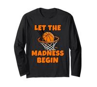 Funny Let The Madness Begin Basketball Bracket Players Lover Maglia a Manica