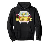 Funny Life Vantastic Fantastic Vans Van Living Appassionati Felpa con Cappuccio
