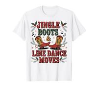 Funny Line Dancing Dance Love Christmas Line Dance Maglietta