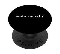 Funny Linux Sudo RM RF / Funny Linux PopSockets PopGrip Adesivo