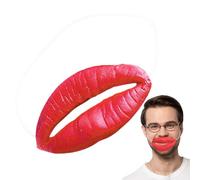 Funny Lips Props - Red Lips Prank Stuff Cosplay Props | Big LipsPrank Toys, Salvataggio Mouth Decor Face Cover, lattice Photo Prop Funny Lip For Kids Adults