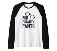 Funny Little MR Smarty Pantaloni Last 100 Days School My Smartie Maglia con Maniche Raglan