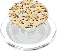 Funny Llama Expressions Cartoon Drama Animal Mood Art PopSockets PopGrip per MagSafe