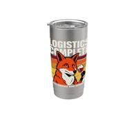 Funny Logistics Completa Settimana Sopravvissuta Vino Necessario Bicchiere termico in acciaio inox doppia parete