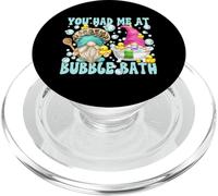 Funny Love Quote Bubble Bath Valentines Gnome Couple PopSockets PopGrip per MagSafe