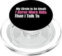 Funny Lunch Lady La mia cerchia è così piccola che servo più bambini PopSockets PopGrip per MagSafe