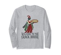 Funny Mahjong Benvenuti alla Crack House Game Night Maglia a Manica