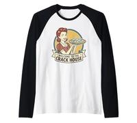 Funny Mahjong Benvenuti alla Crack House Game Night Maglia con Maniche Raglan