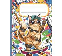Funny Maine Coon Composition Notebook: A Large Funny Cat Notebook for Maine Coon Lovers - 100 Pages, 8.5 x 11 Inches