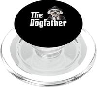 Funny Maltese Dog Dad Design - The Dogfather PopSockets PopGrip per MagSafe