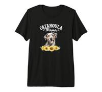 Funny Mama Mom Catahoula Leopard Dog Lover Maglietta Premium