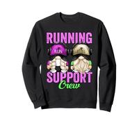 Funny Marathon Runner GNOME for Teacher Running Support Crew Felpa