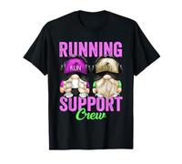 Funny Marathon Runner GNOME for Teacher Running Support Crew Maglietta