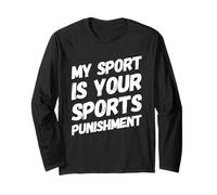 Funny Marathon Runner Run Your Sports Punishment Marathon Maglia a Manica
