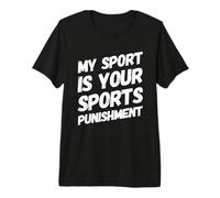 Funny Marathon Runner Run Your Sports Punishment Marathon Maglietta Premium