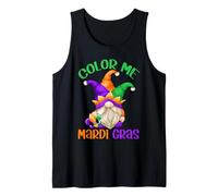 Funny Mardi Gras Quote for Women And Men with Carnival GNOME Canotta