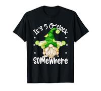 Funny Margarita GNOME for Women Its 5 O Clock Somewhere Maglietta