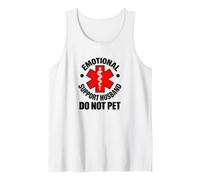 Funny Married Mens Emotional Support Husband Do Not Pet Canotta