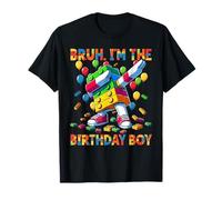 Funny Master Builder Kids Boys Bruh I’M The Birthday Boy Maglietta