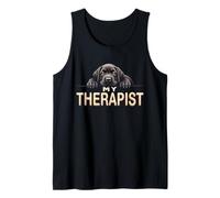 Funny Mastiff Puppy My Therapist Cane Corso Cane Canotta