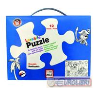 FUNNY MAT PUZZLE 30X40CM L'ISOLA DEI PIRATI