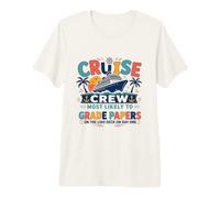 Funny Matching Teacher Cruise Crew Most Likely to Grade Maglietta Premium