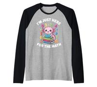 Funny Math Day Preschool Number Day Kids Maths Maglia con Maniche Raglan