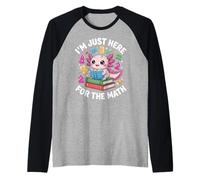 Funny Math Day Preschool Number Day Kids Maths Maglia con Maniche Raglan